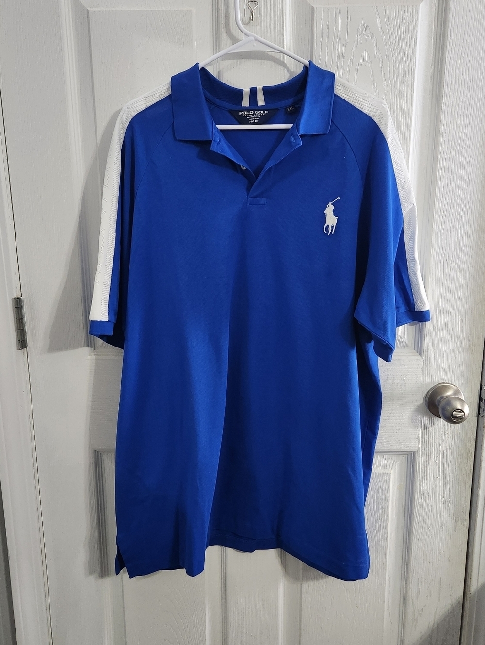Ralph lauren Polo Golf PRO fit blue polo men XXL Athleisure preppy big pony
